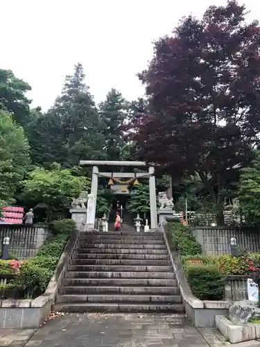 中氷川神社の鳥居