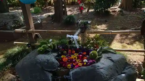 馬場氷川神社の手水