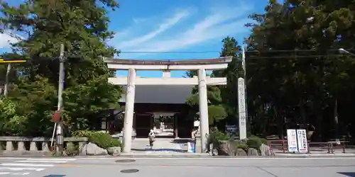 甲斐國一宮 浅間神社の鳥居