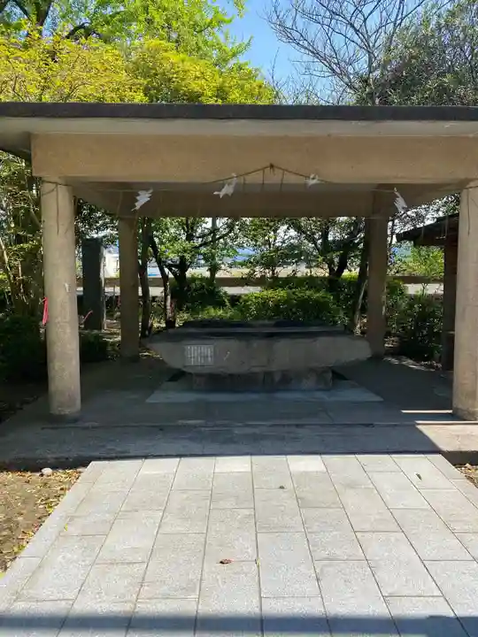 長野水神社の手水舎