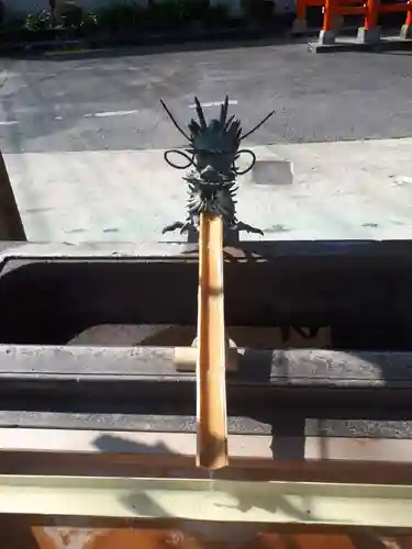 武蔵第六天神社の手水舎