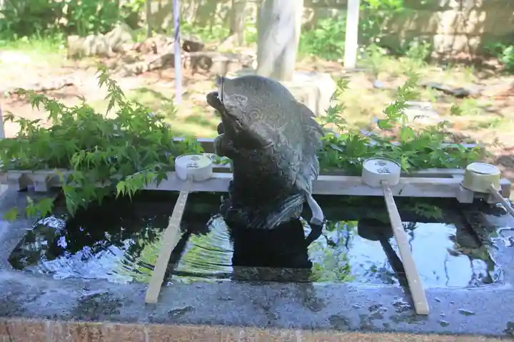 神炊館神社 ⁂奥州須賀川総鎮守⁂の手水舎