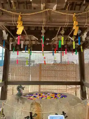 金井神社の手水舎