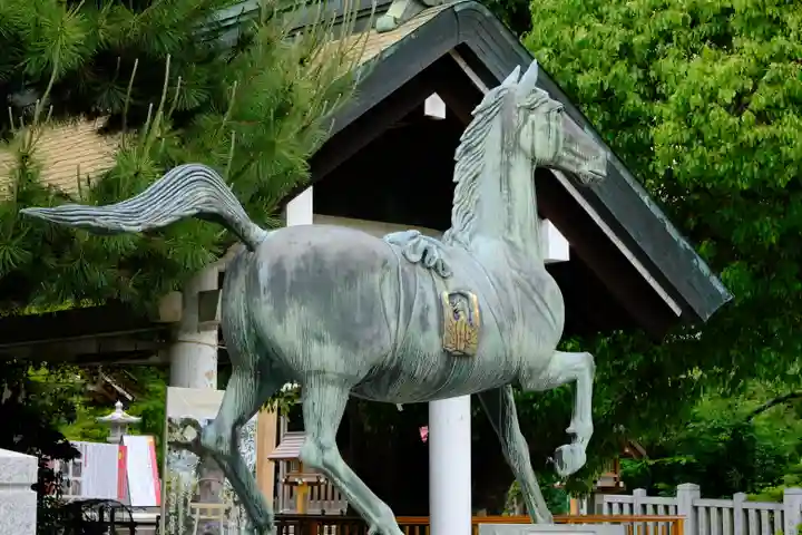 和泉國一之宮 大鳥大社の狛犬