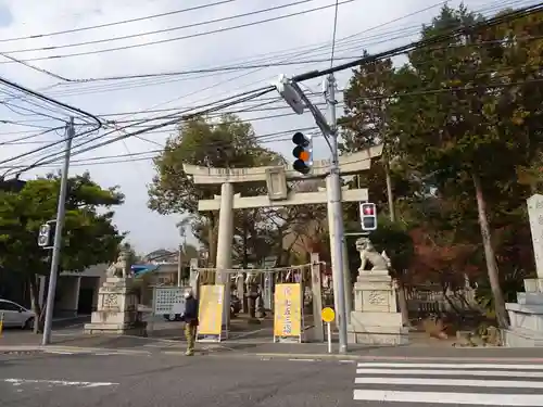 綿都美神社の鳥居