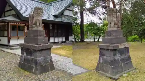 上川神社頓宮の狛犬