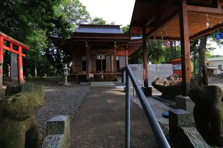 阿久津「田村神社」(郡山市阿久津町)旧社名:伊豆箱根三嶋三社の本殿・本堂
