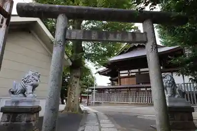 滝野川八幡神社の鳥居
