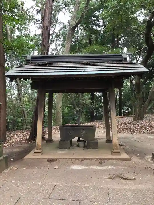 鳩峯八幡神社の手水舎