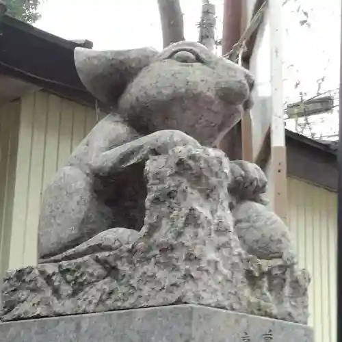 調神社の狛犬