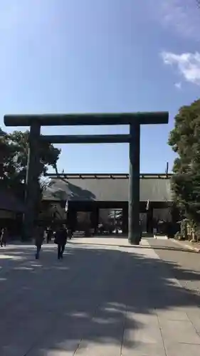 靖國神社の鳥居