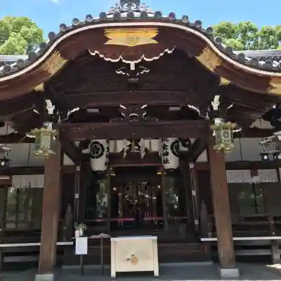 杭全神社の本殿・本堂
