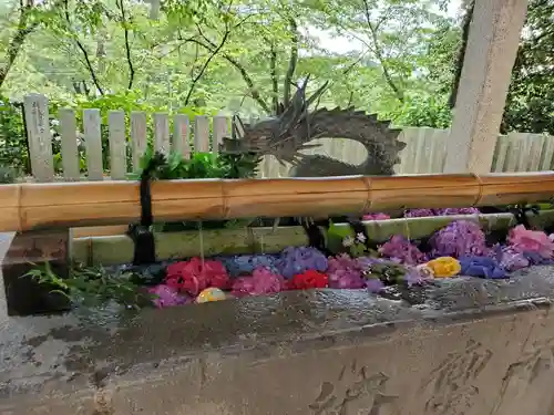 楽法寺（雨引観音）の手水舎