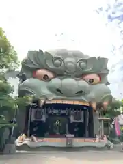 難波八阪神社の狛犬