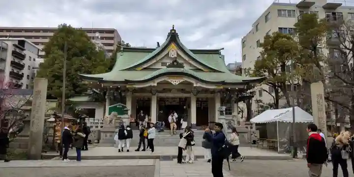 難波八阪神社の本殿・本堂
