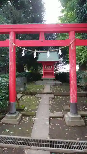 峯ヶ岡八幡神社の鳥居