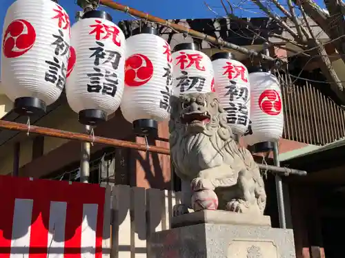 深川神明宮の狛犬