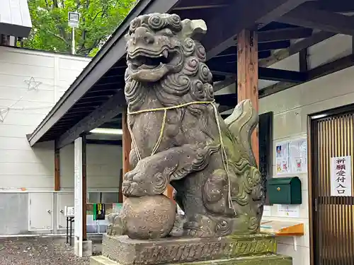 星置神社の狛犬