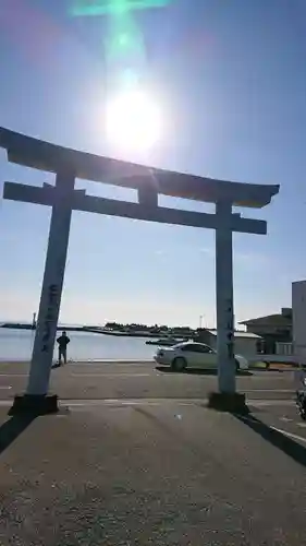 鴨居八幡神社の鳥居