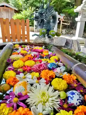 立志神社の手水舎