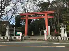 世田谷八幡宮の鳥居