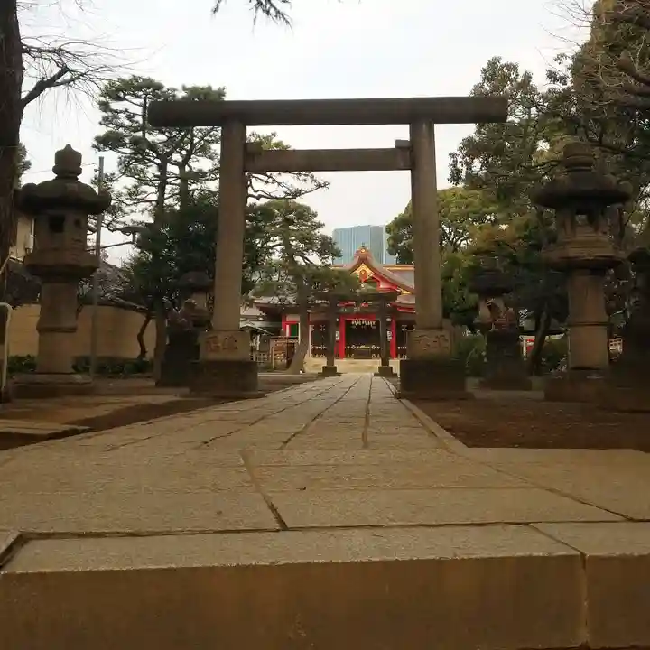 品川神社の鳥居