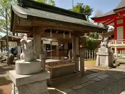 戸部杉山神社の手水舎