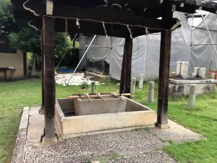 新日吉神宮の手水舎