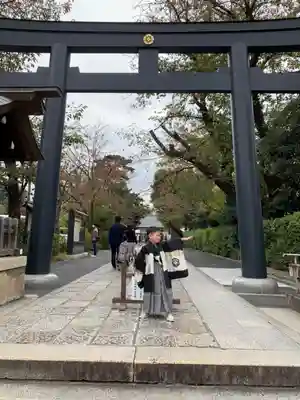 松陰神社の鳥居