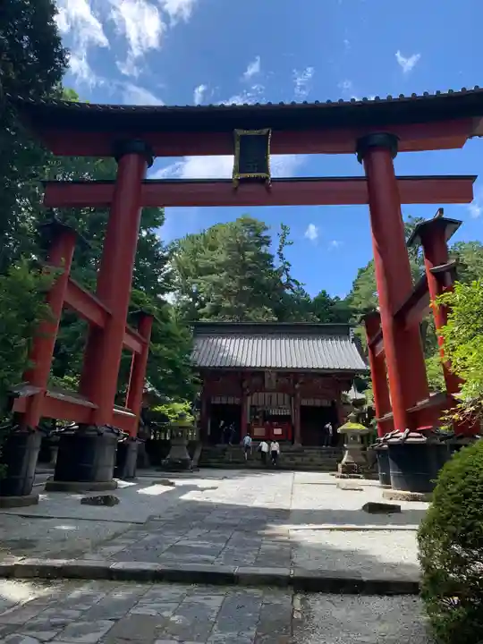 北口本宮冨士浅間神社の鳥居