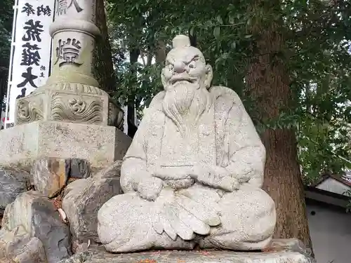 古井の天狗山の像