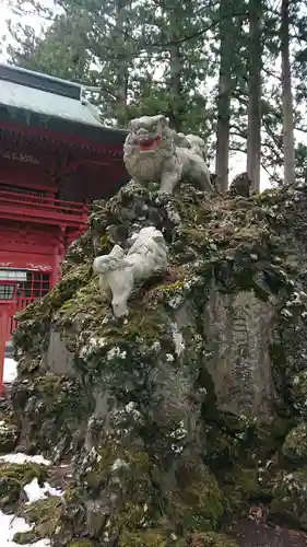 富士山東口本宮 冨士浅間神社の狛犬