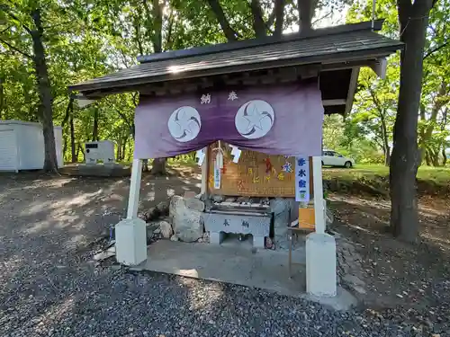 星置神社の手水舎