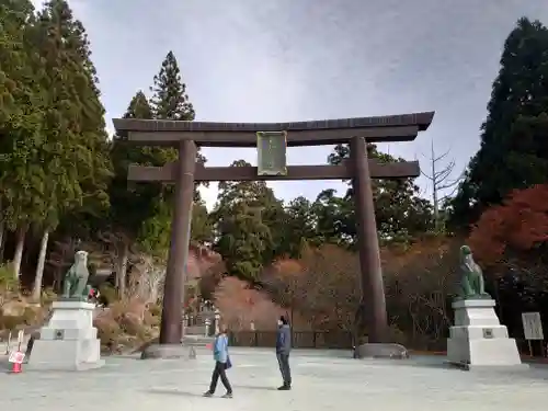 秋葉山本宮 秋葉神社 上社の鳥居