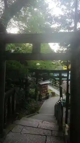 黒龍社（伊奈波神社境内社）の鳥居