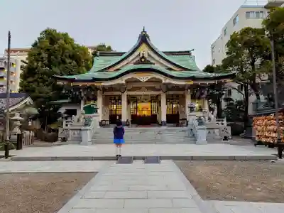 難波八阪神社の本殿・本堂