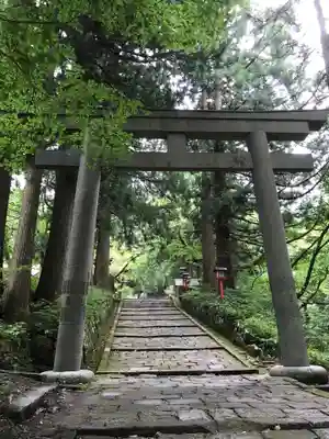 大神山神社奥宮の鳥居