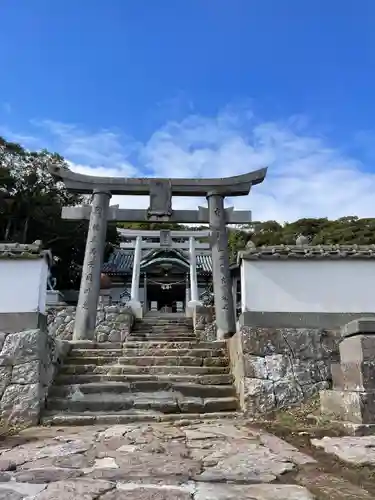 八幡竃門神社の鳥居