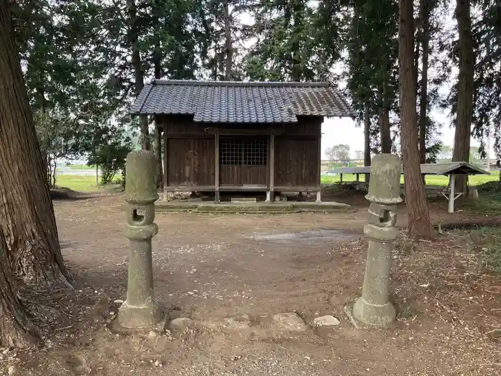 元八幡宮の本殿・本堂