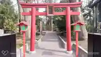 柞祖霊社の鳥居