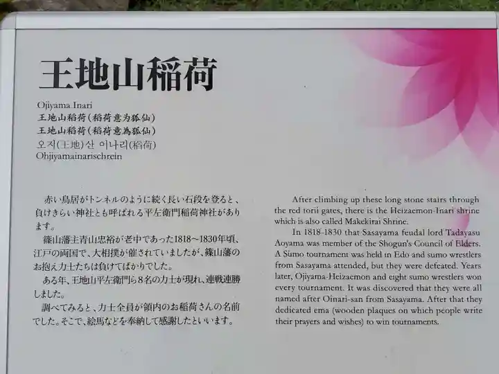 王地山まけきらい稲荷の歴史