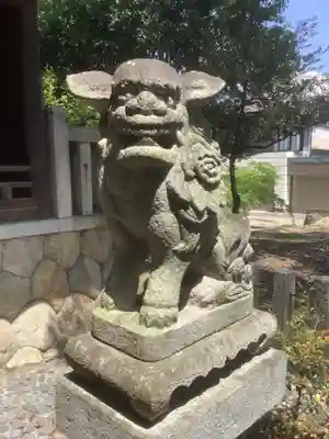 八幡社(下条町)の狛犬