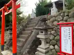 差出磯大嶽山神社 仕事と健康と厄よけの神さまの鳥居