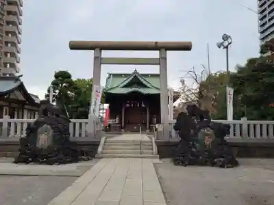 胡録神社の鳥居