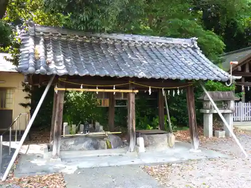 白山神社（木曽川町黒田）の手水舎