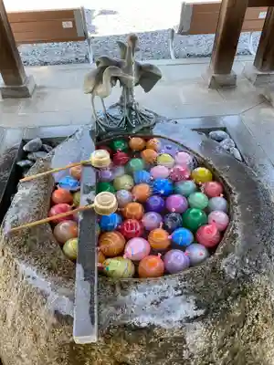 白鷺神社の手水舎