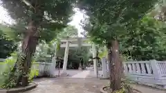 山王稲穂神社の鳥居