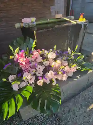 上尾御嶽神社の手水舎