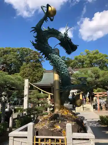 田村神社の像