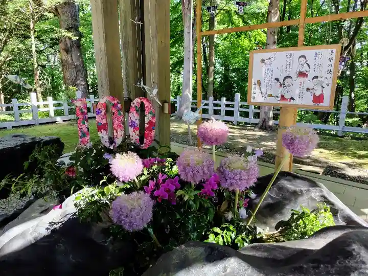 上川神社の手水舎